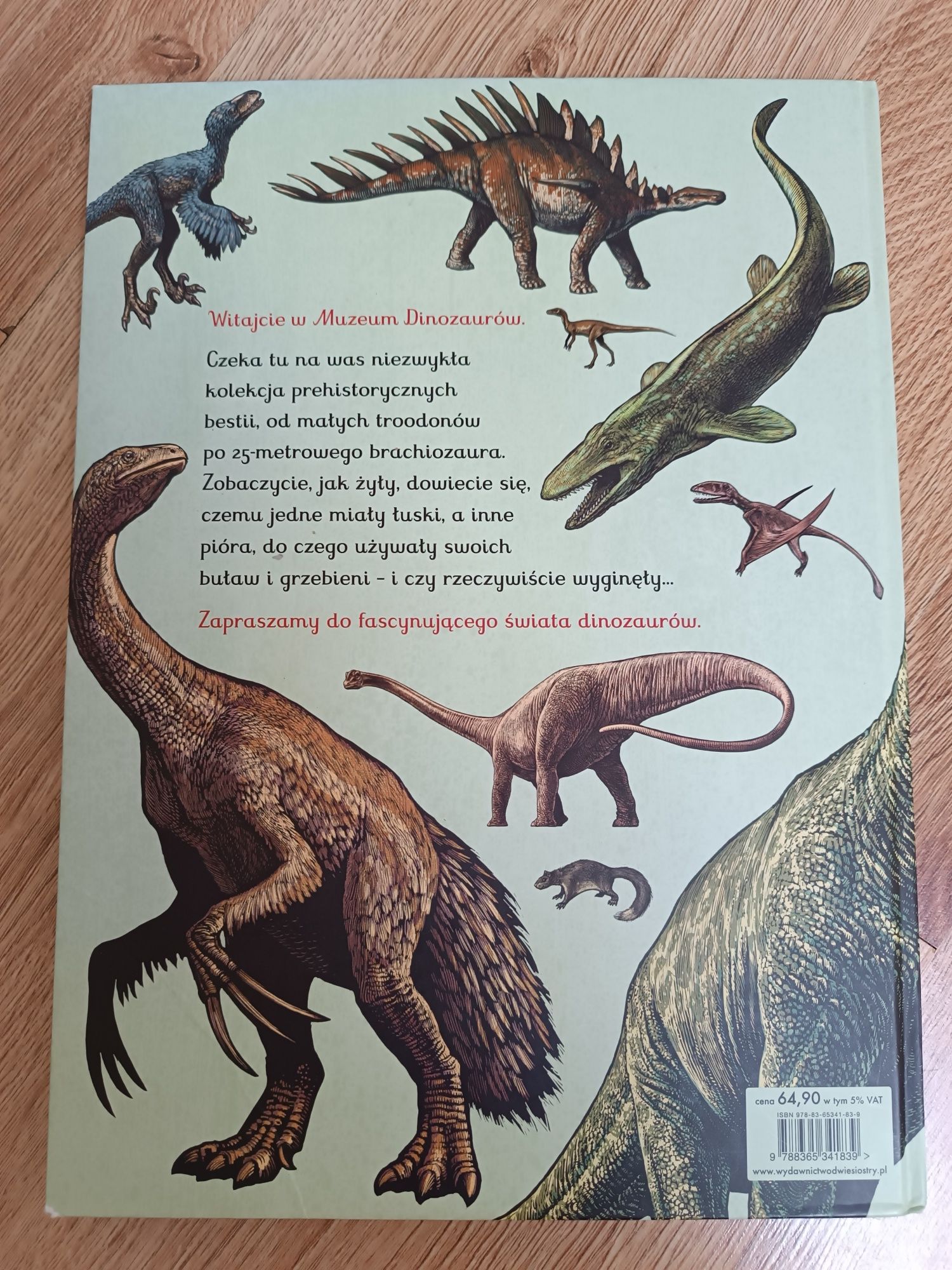 Książka Dinozaurium Chris Wormell i Lily Murray