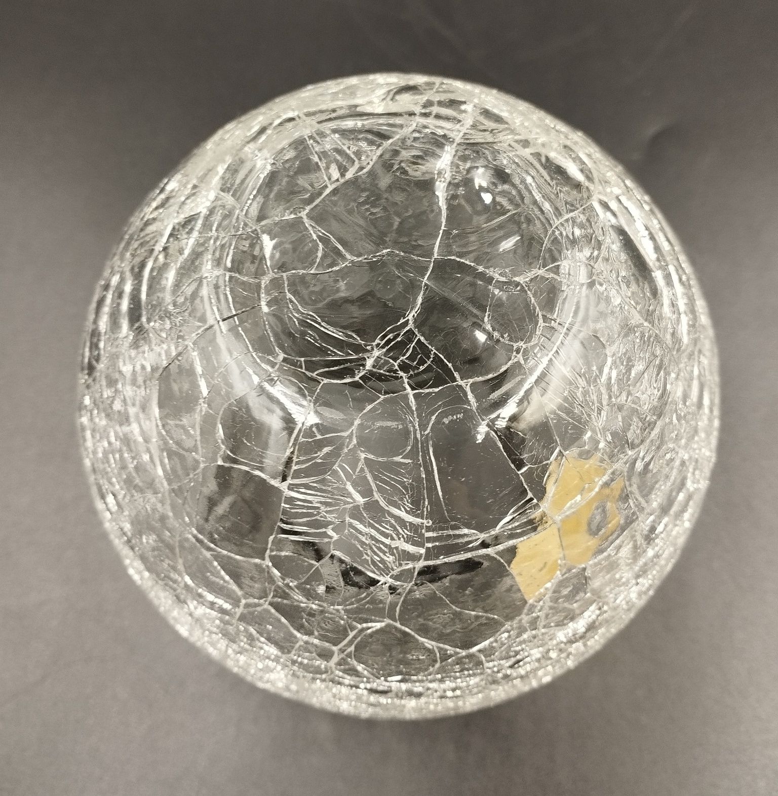 Wazon crackle glass szkło retro design vintage