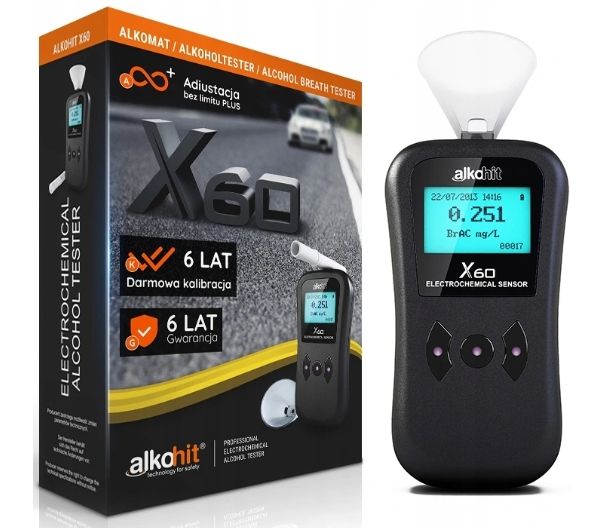 Alkomat Alkohit X60 Elektrochemiczny