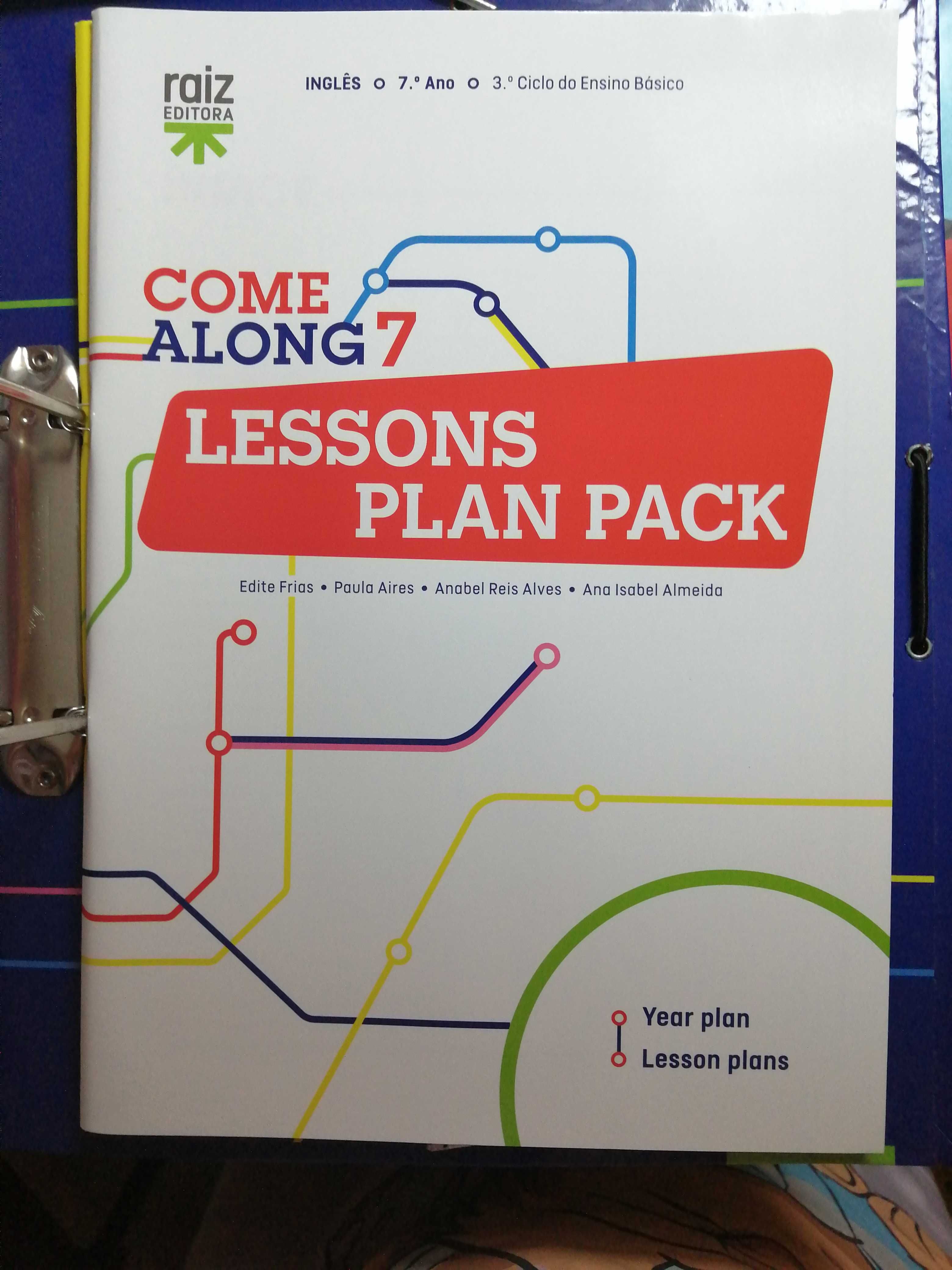 Manual escolar "Come along 7" - (projeto completo)