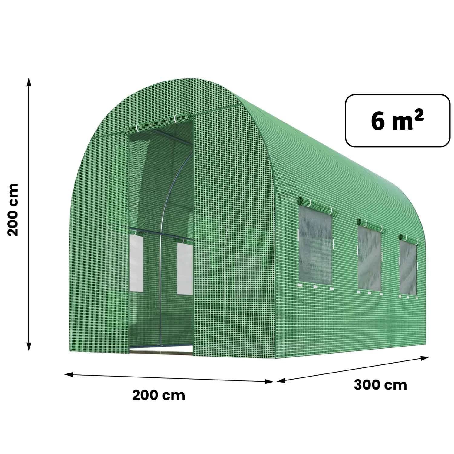 Tunel Ogrodowy Foliowy 3x2m - Idealna Ochrona dla Twoich Roślin!