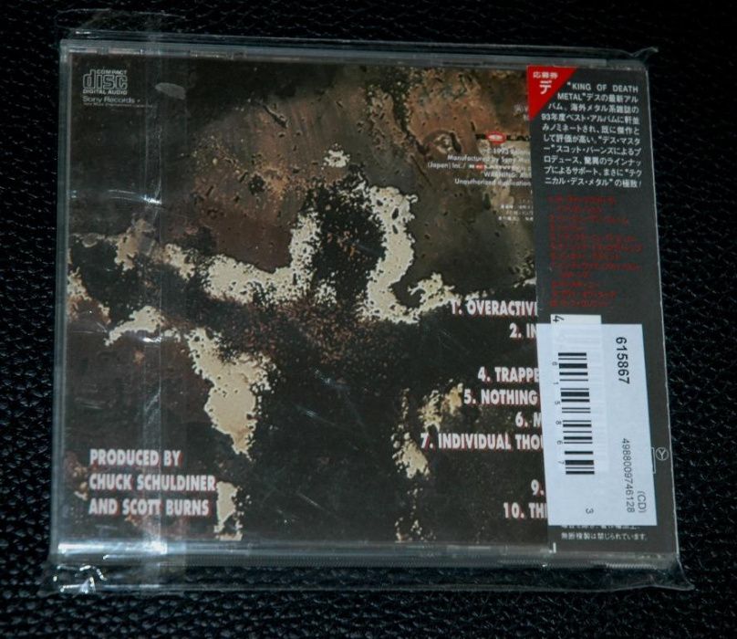 DEATH - Individual Thought Patterns. 1994 Sony Japan. OBI.