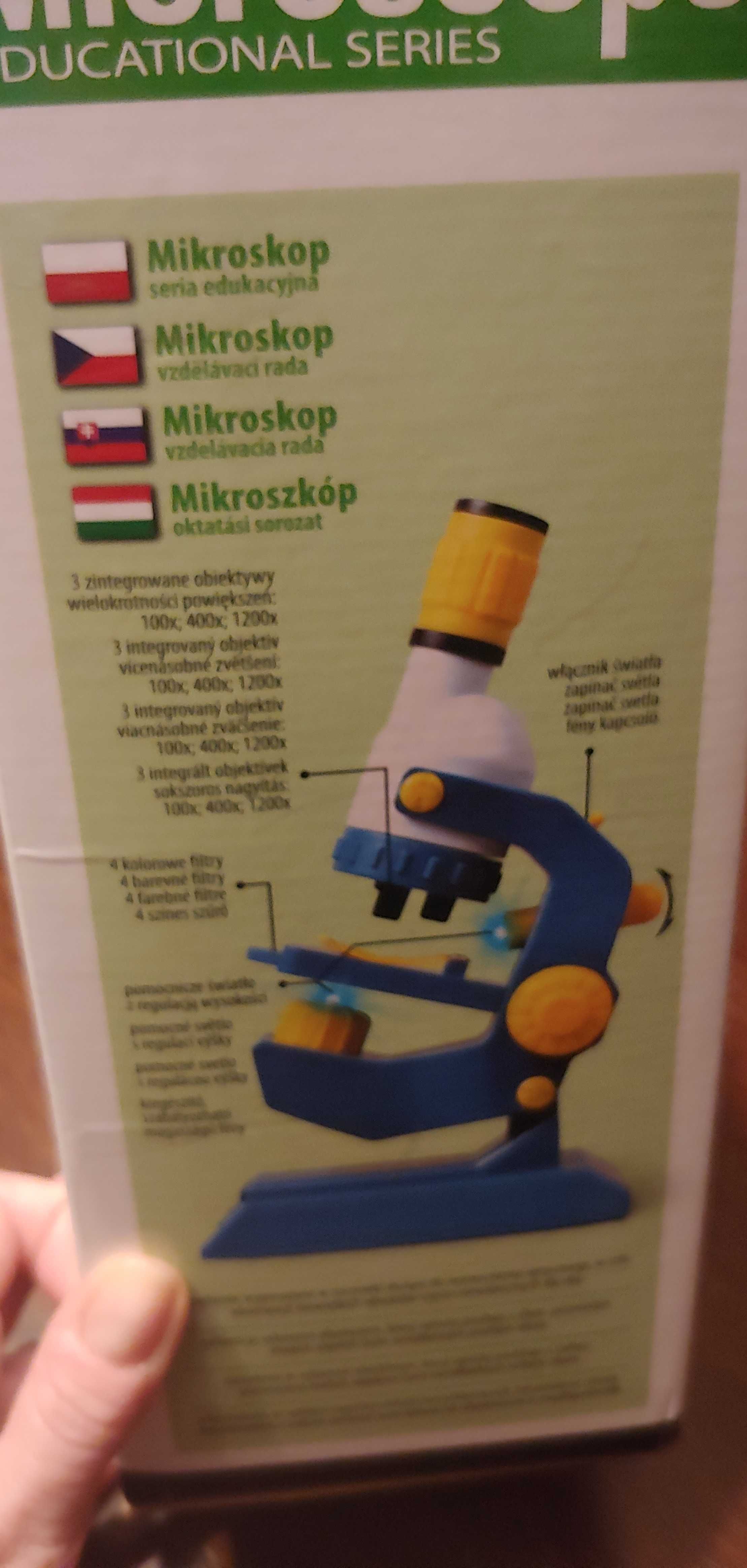 Mikroskop dla dzieci zabawka naukowa bardzo fajna