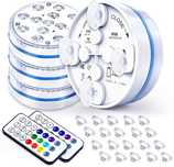 Joycome Oświetlenie basenu, 4 sztuki, 13 diod RGB LED, do basenu,