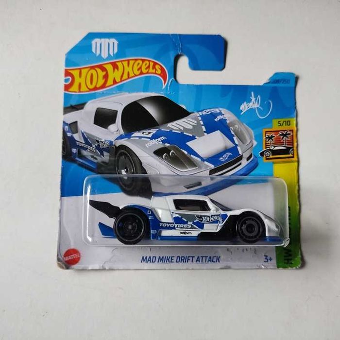 Mad Mike Drift Attack Hot Wheels Novo em cartela