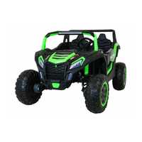 Buggy ATV Racing dla 2 dzieci Zielony Napęd 4x4 Pilot KRISSTORY.PL