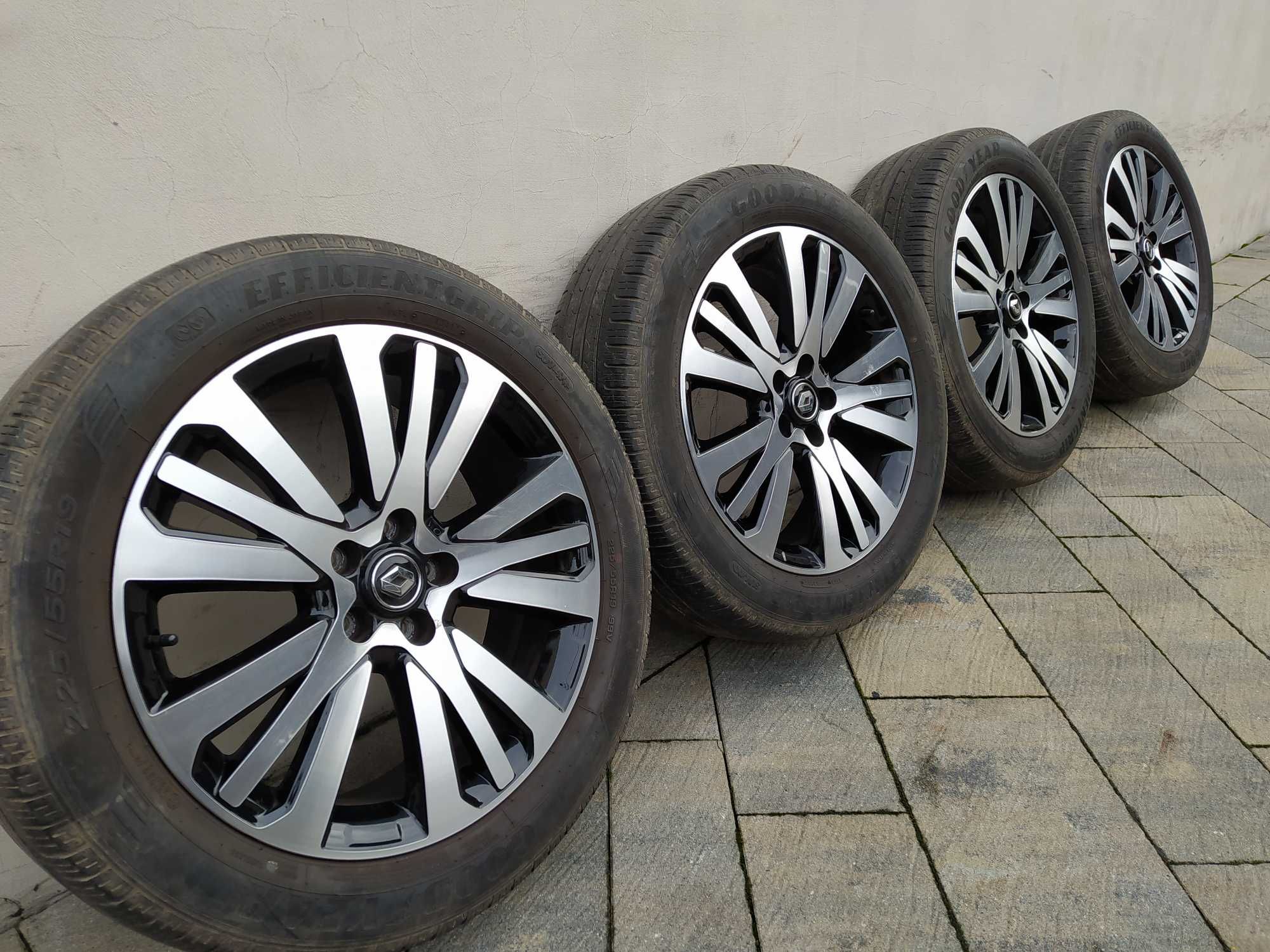 Koła alu 19 Renault Koleos, 225/55R19 Goodyear, 5x114,3