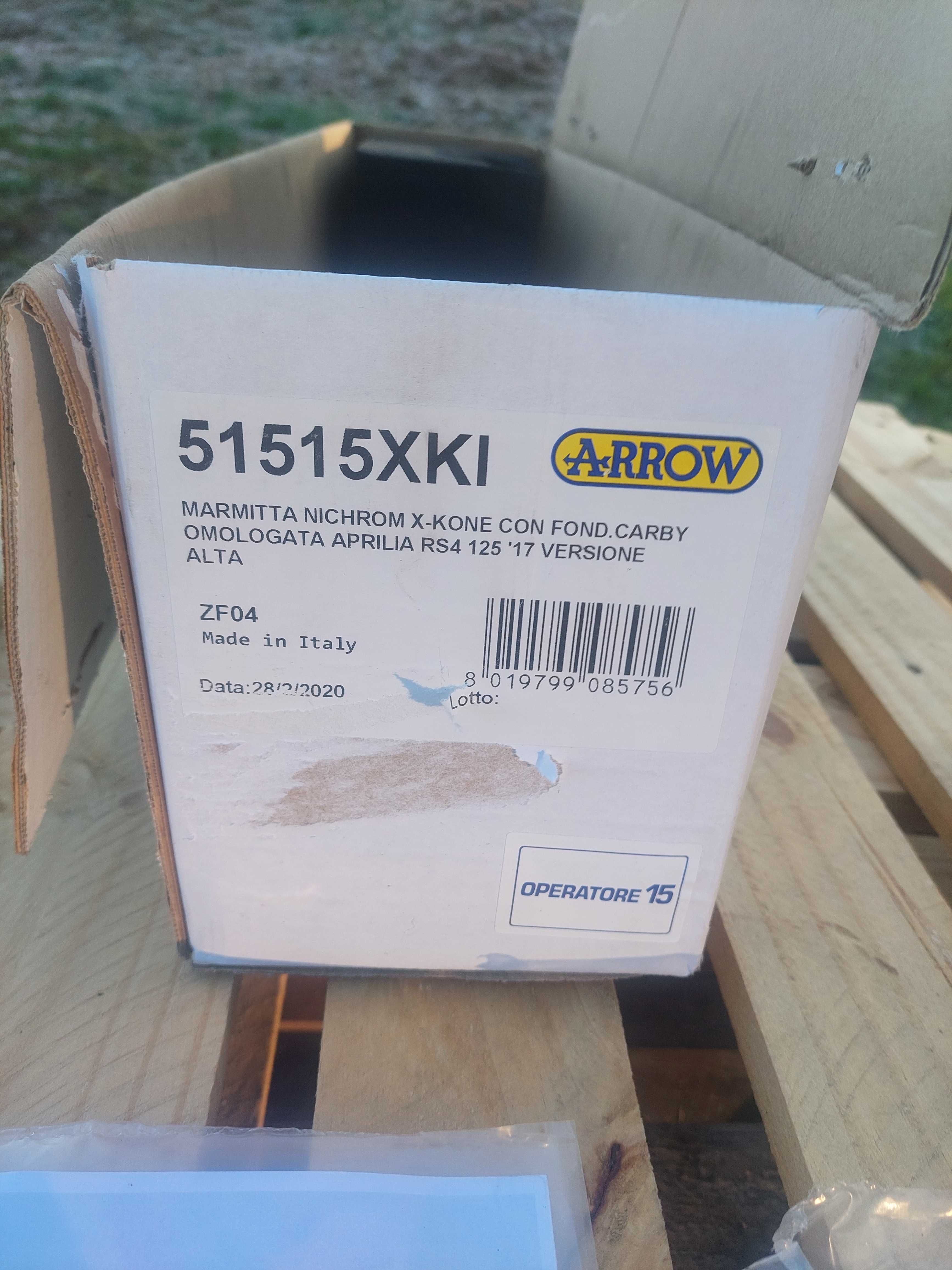 Wydech Arrow aprilla 125