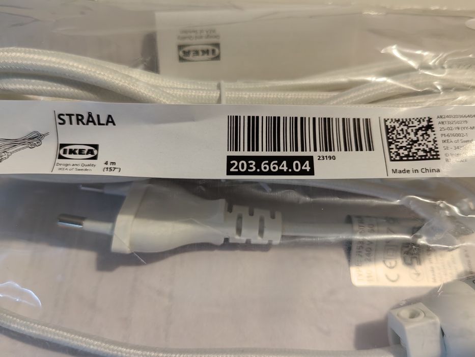 Oprawka z kablem Ikea Stala