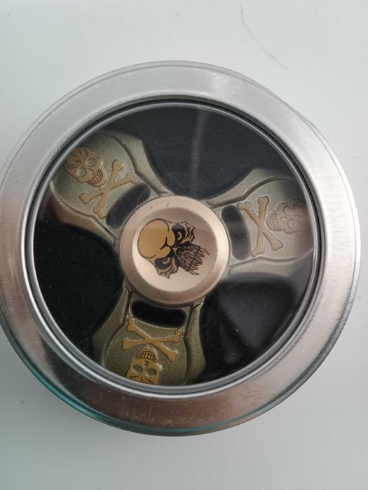 zestaw 3 metalowych spinerów