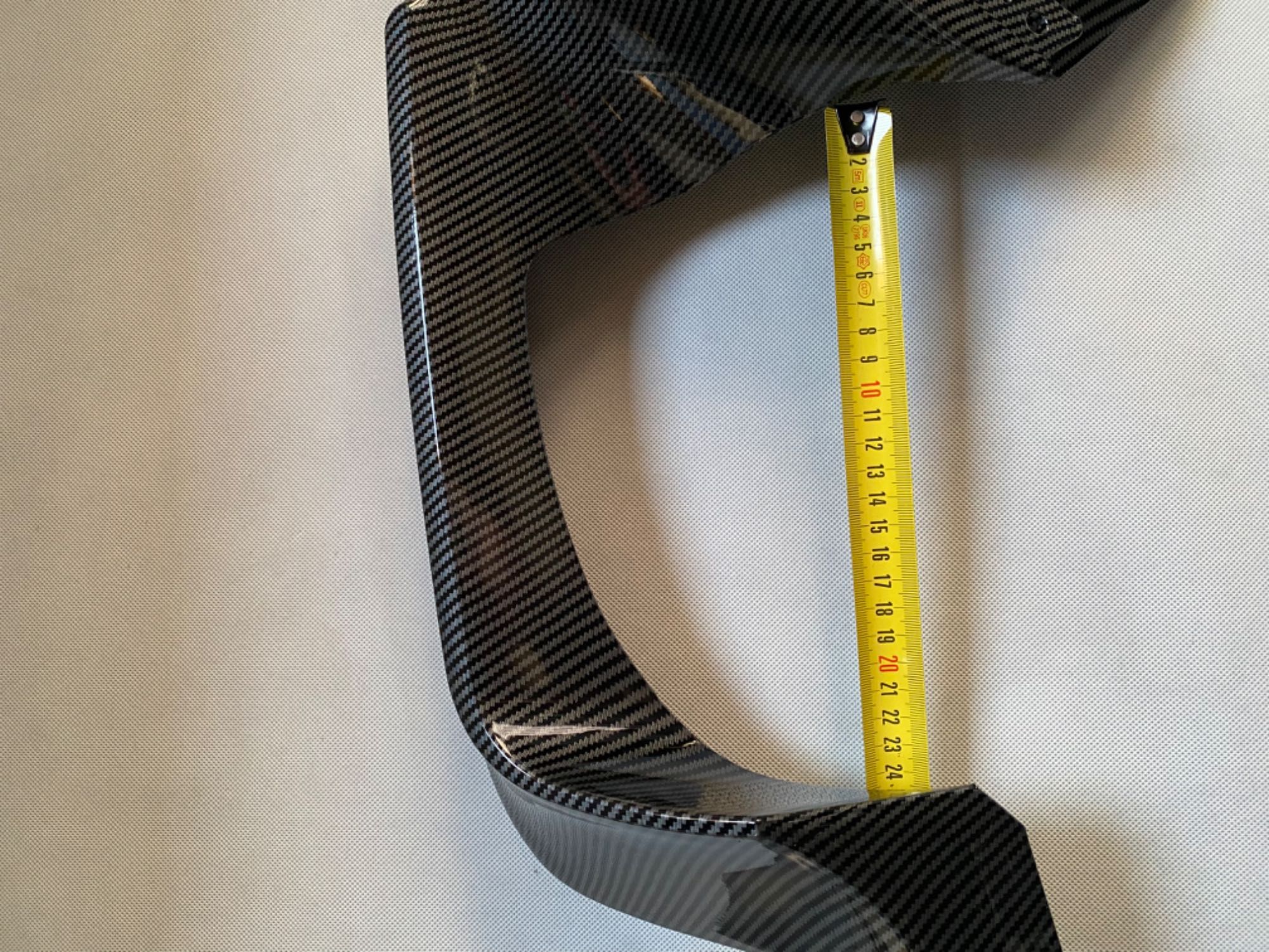 Dyfuzor Dokładka Spoiler LED BMW F10 F11 CZARNY POŁYSK / CARBON