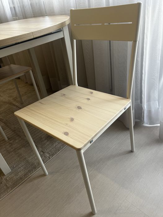 Stót rozktadany okrągły  ikea+ krzesła