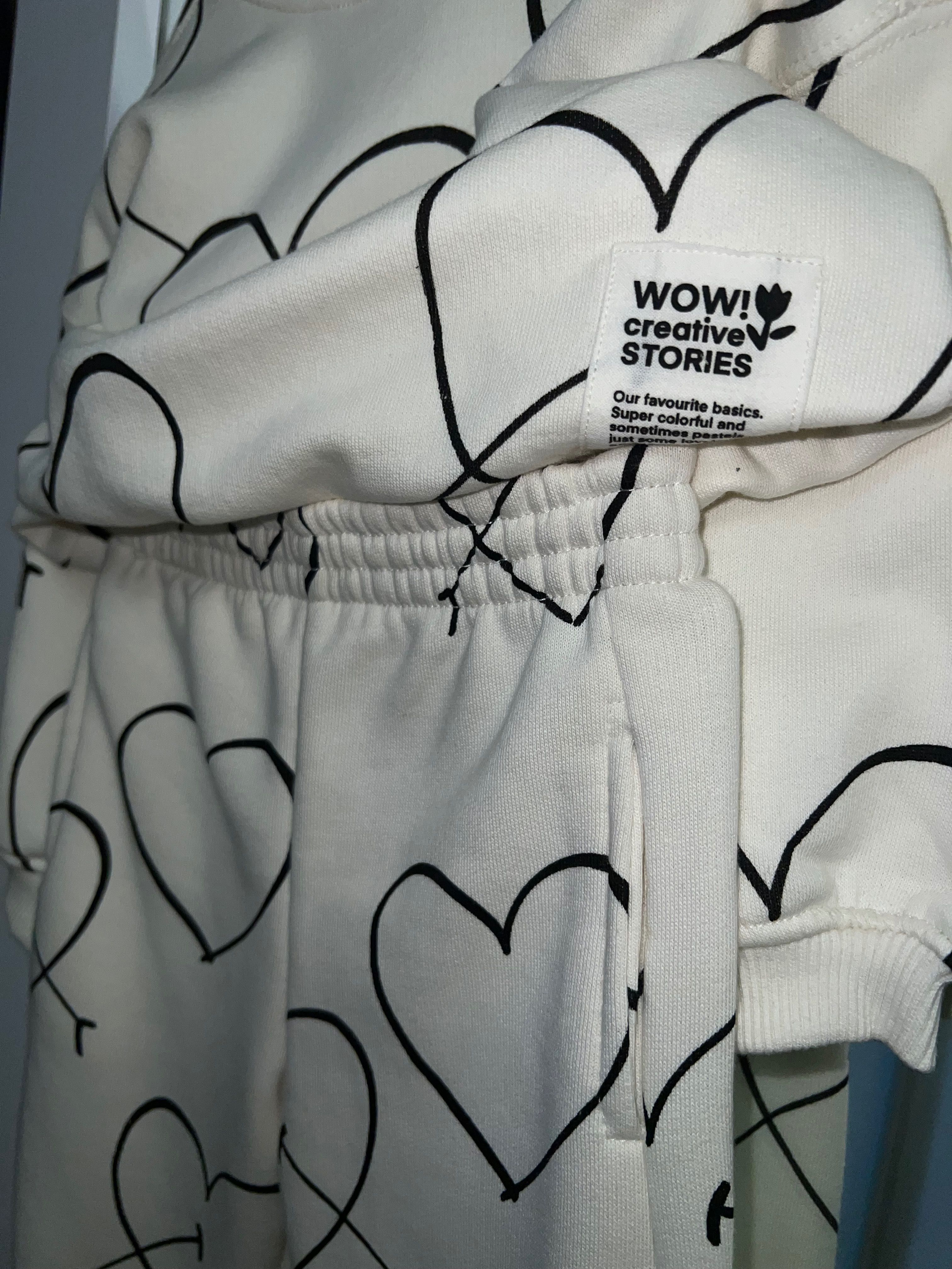 Костюм для дівчинки Zara, молочний в сердечка