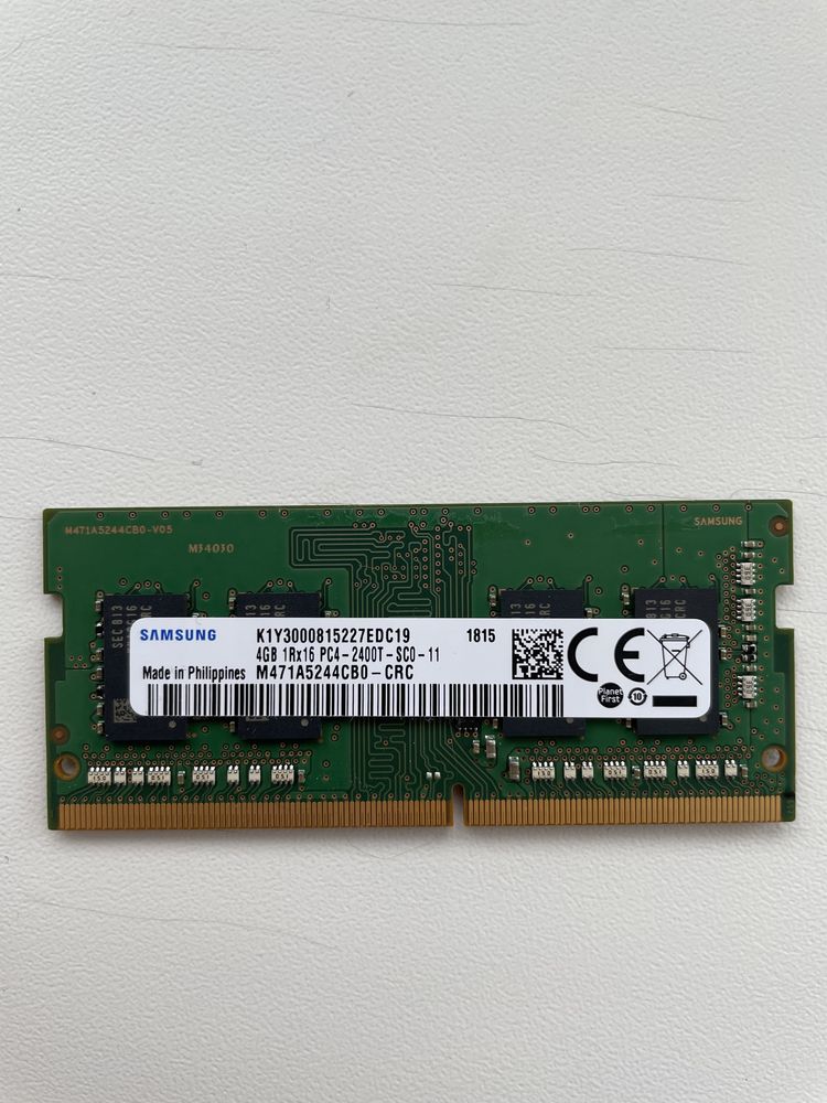 Оперативна пам‘ять для ноутбуку Samsung DDR-4 2400Mhz 4gb 2 шт.