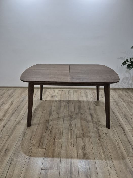 Stół dębowy (lite drewno) - rozkładany, styl nowoczesny, loft