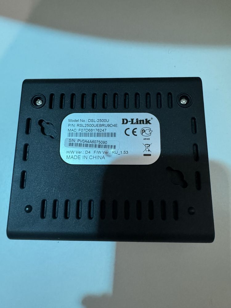 Adsl модем роутер d-link 2500u