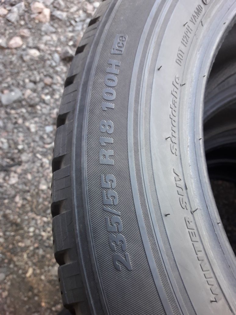 Шины зима kumho wintercraft 235/55 r18 9ми 2819год