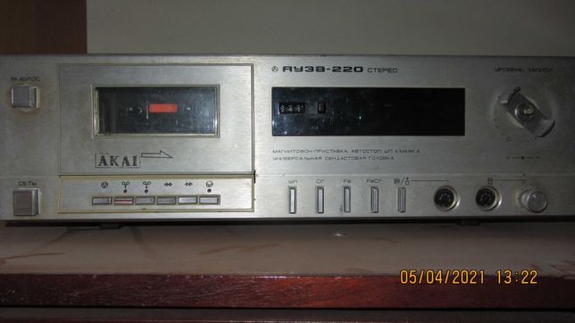 Дека Магнитофон кассетный Яуза-220