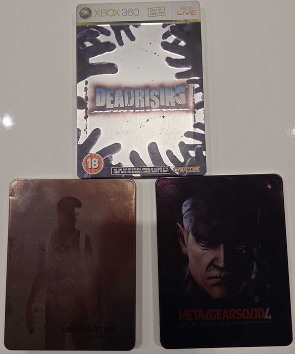 Steelbook (стілбуки) та диски PS4, PS3, Xbox One, Xbox 360
