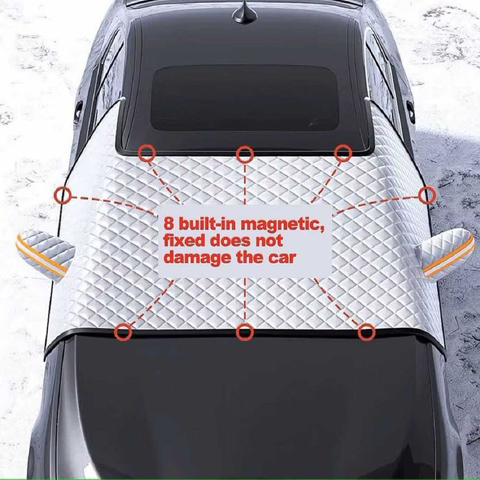 Osłona mata na szybę auta samochodu anty mróz śnieg magnetyczna