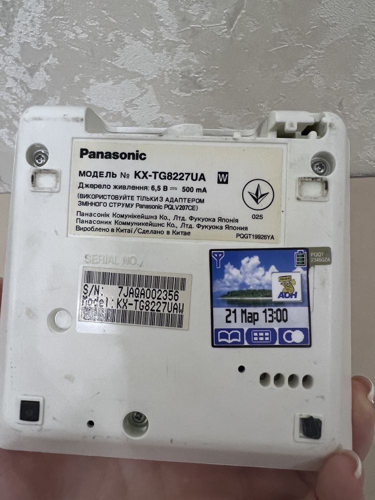 Радиотелефон Panasonic KX-TG8227