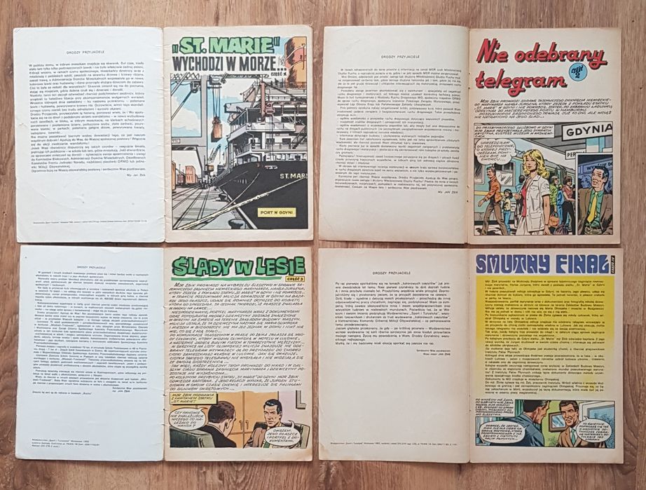 Kapitan Żbik - 1 wydanie kompletna seria czterech części- J.Wróblewski