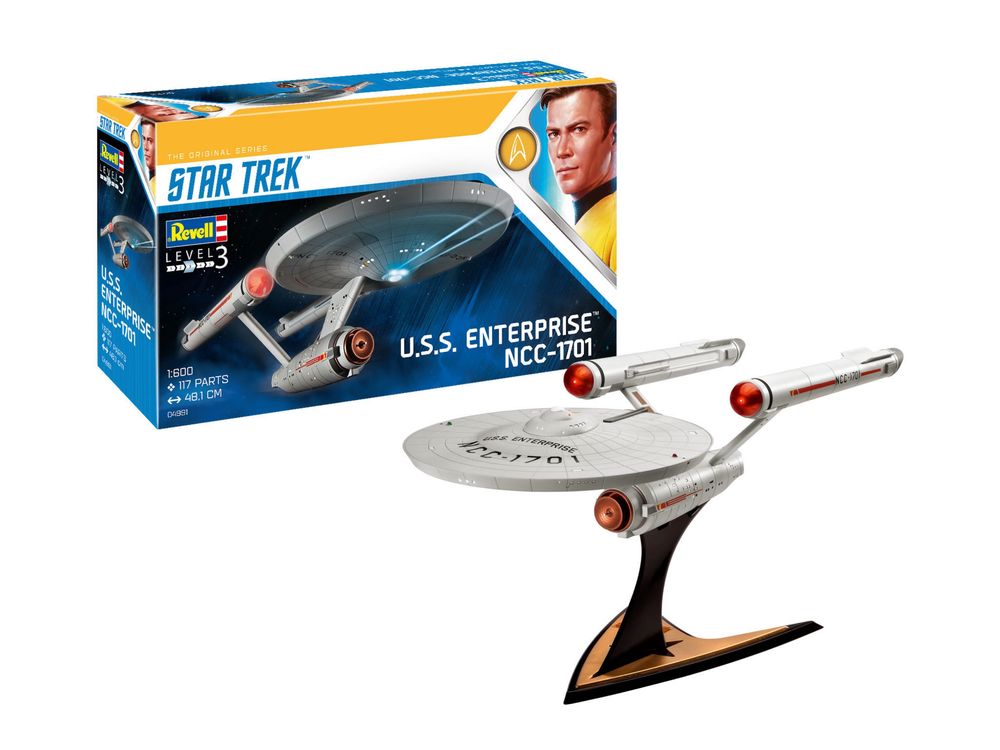 Model do sklejania STAR TREK 1/600 Revell 04991 U.S.S. ENTERPRISE