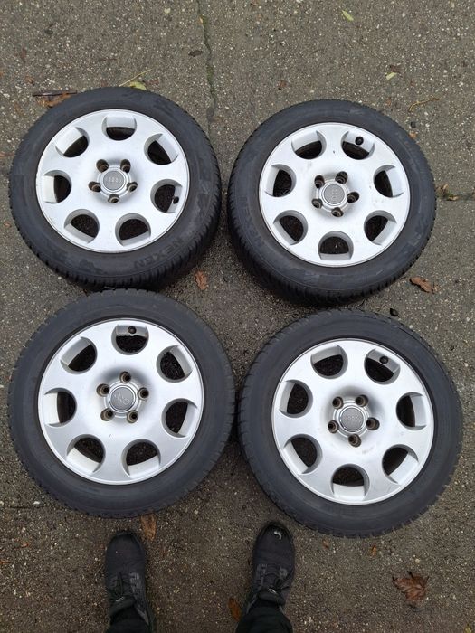 Koła alufelgi audi 5x112 z oponami 205/55 R16
