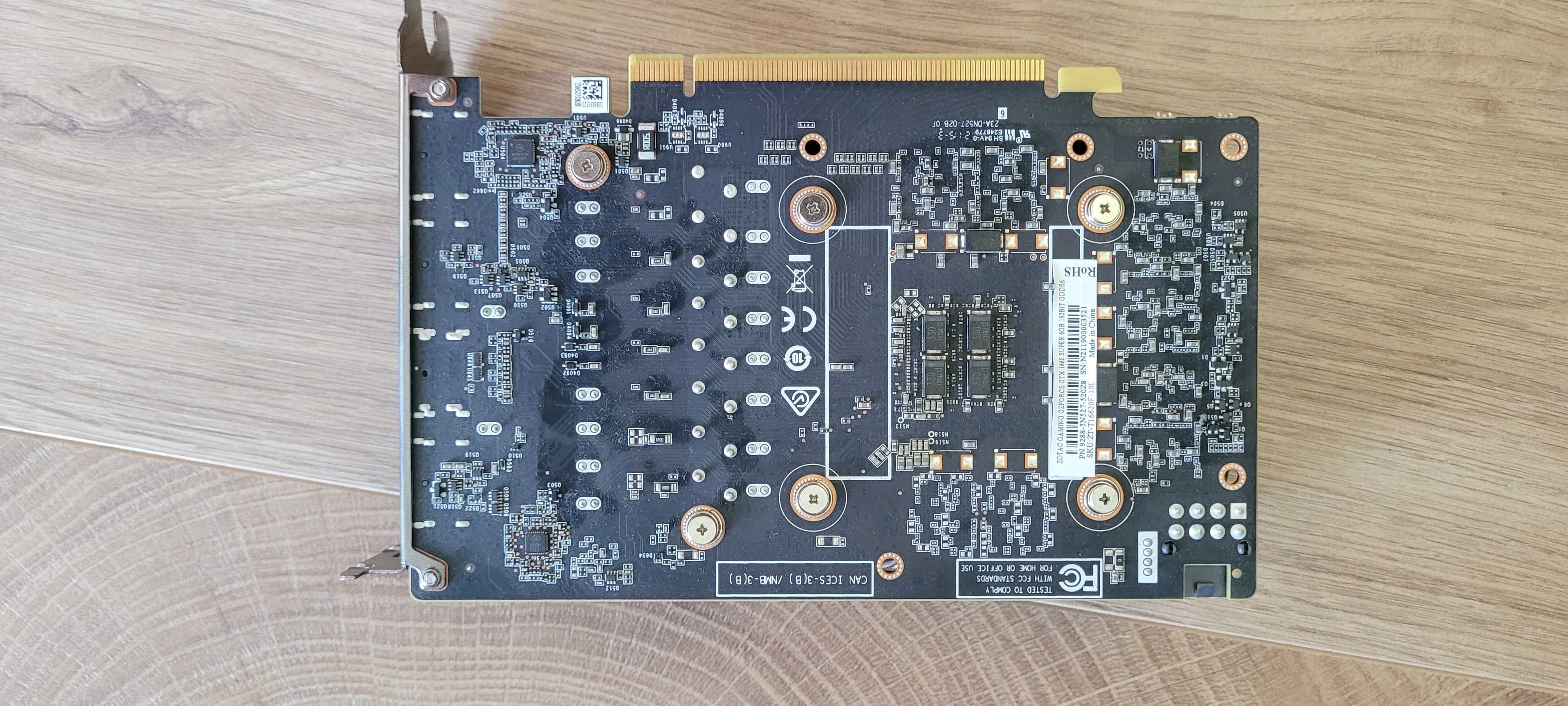 Karta graficzna Zotac gaming Geforce GTX 1660 Super 6Gb 192bit GDDR6