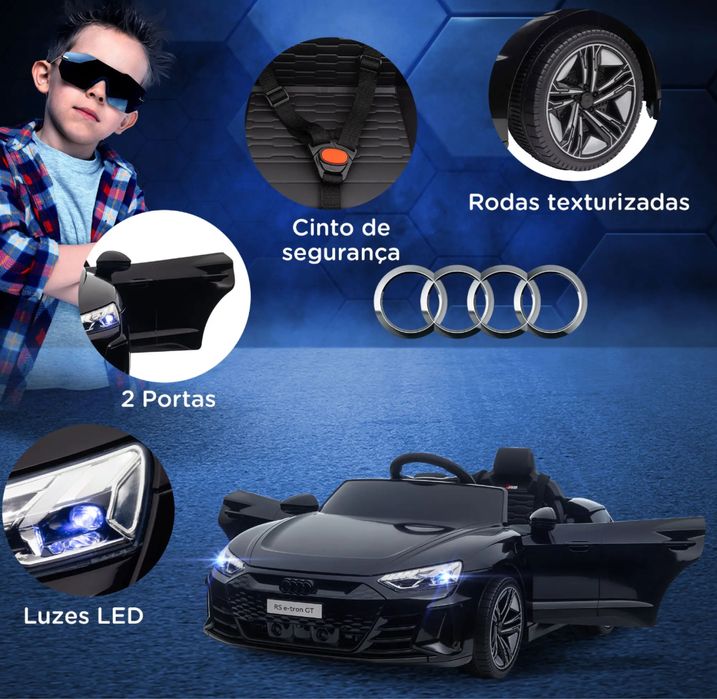 CARRO ELÉTRICO AUDI RS E- TRON GT 12V