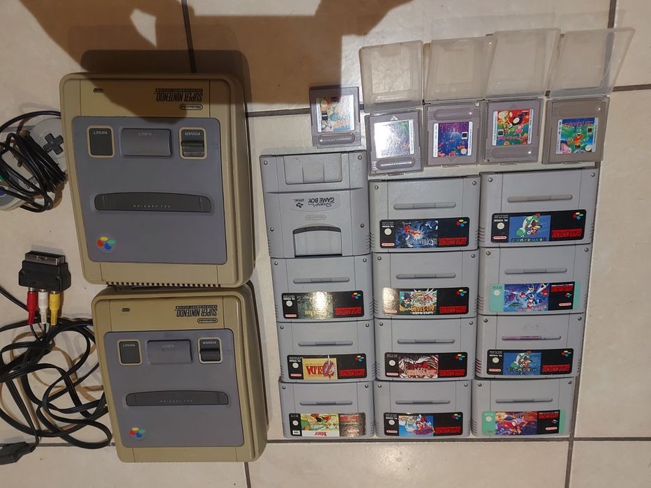 NINTENDO SNES Super,gry,konsole,GameboyMario,Zelda,i inne