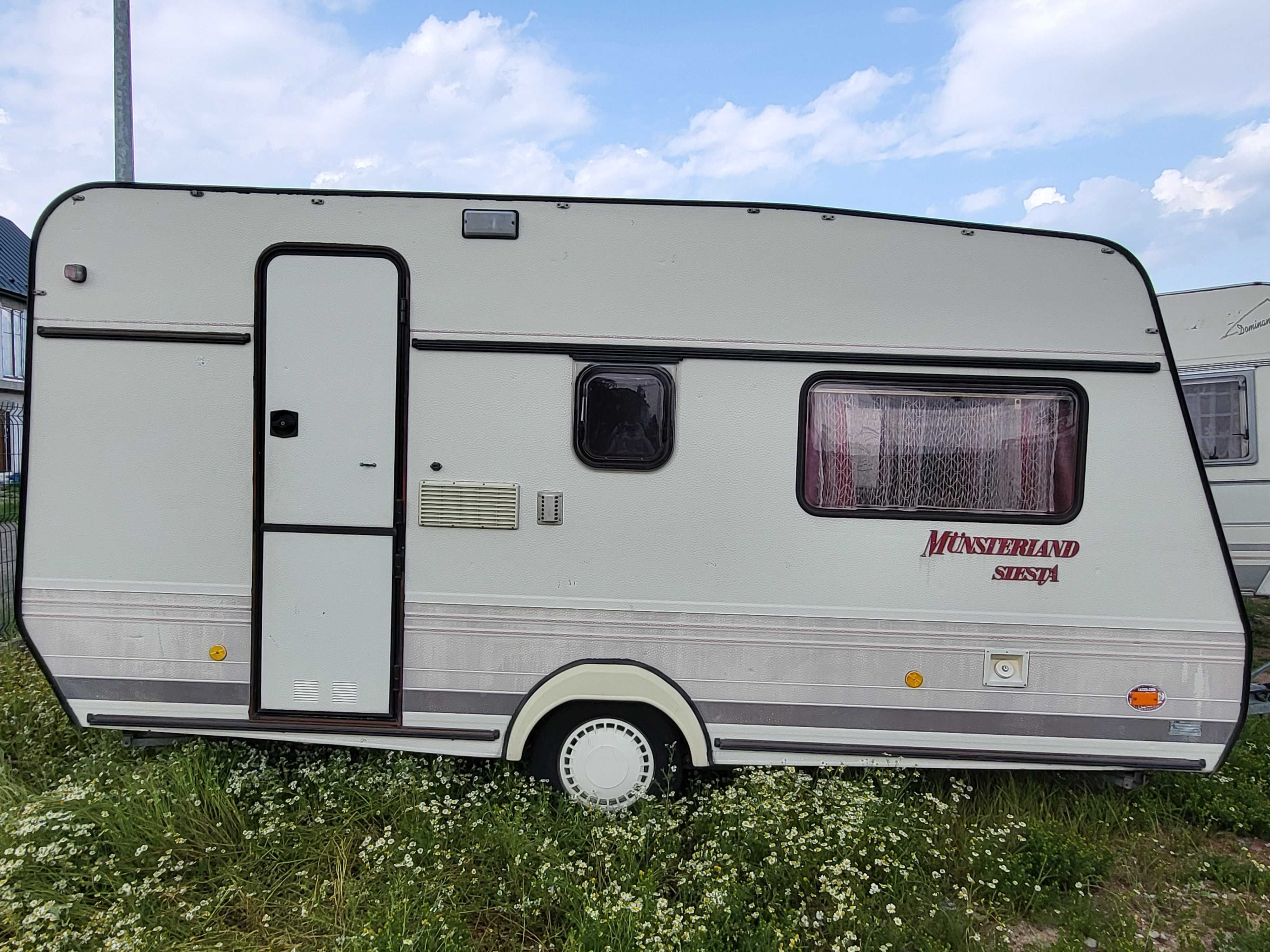 Przyczepa kempingowa fendt przecionek Zarejestrowana instalacje działa