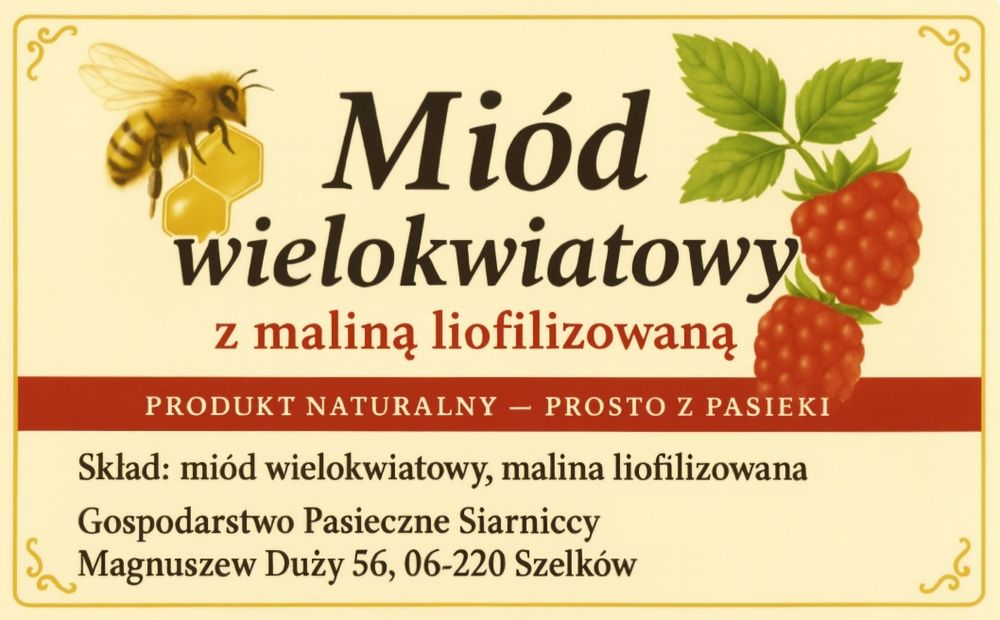 Miód z własnej pasieki - Faceliowy i Wielokwiatowy
