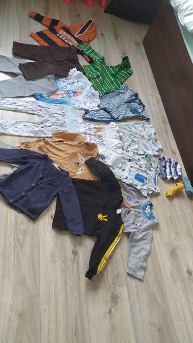 Ubrania ubranka zestaw komplet r. 86