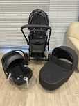 Wózek cybex priam 2.0 3w1 czarny deep black