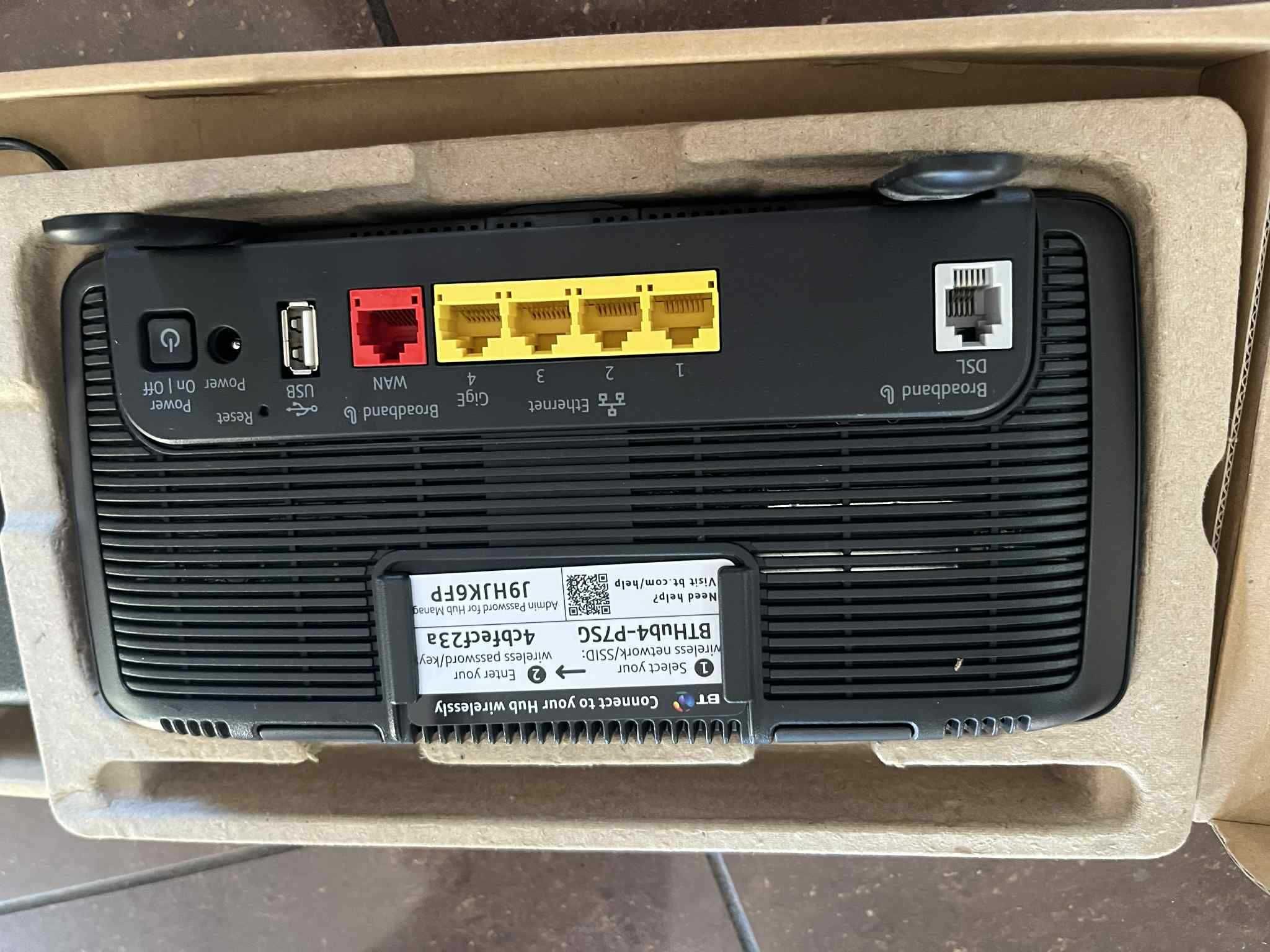 BT Home Hub 4router szerokopasmowy