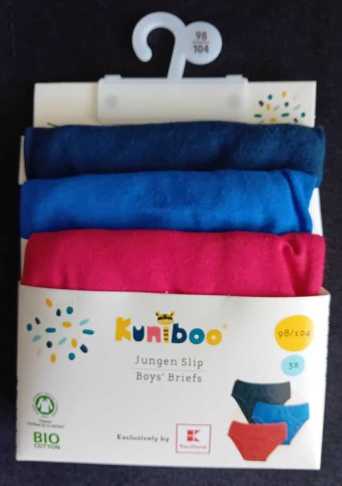 Zestaw 3 chłopięcych majtek Kuniboo 98/104