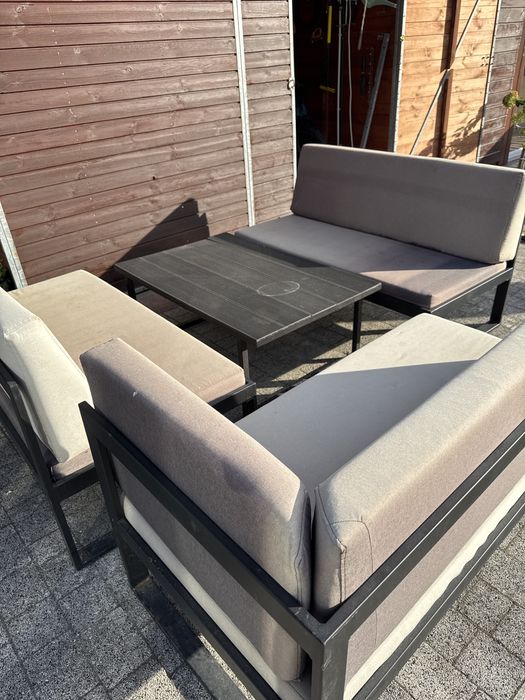 Wypoczynek na taras naroznik + sofa.