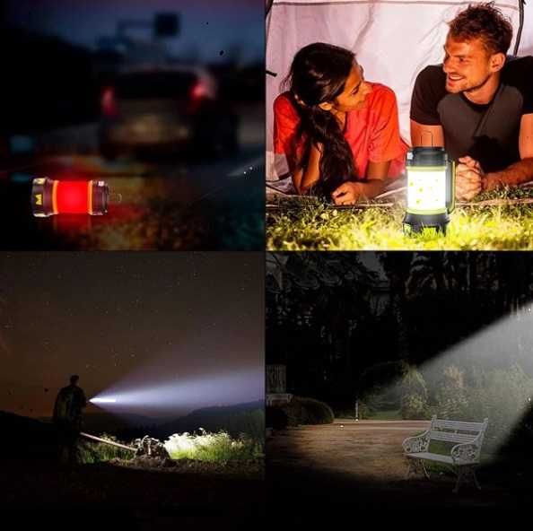 Мощный светодиодный туристический фонарь на аккумуляторе 3000мАч