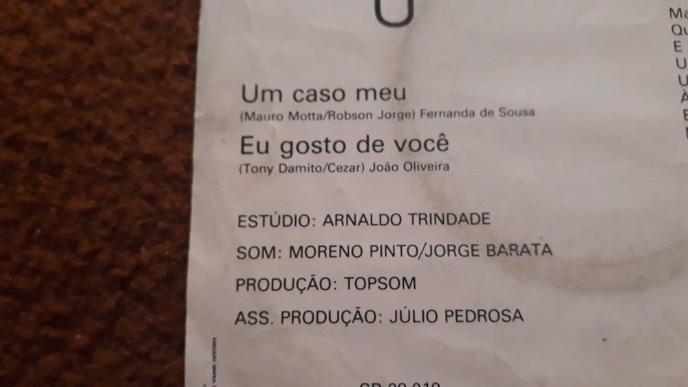 Fernanda de Sousa / João Oliveira - Dona xepa - single vinil