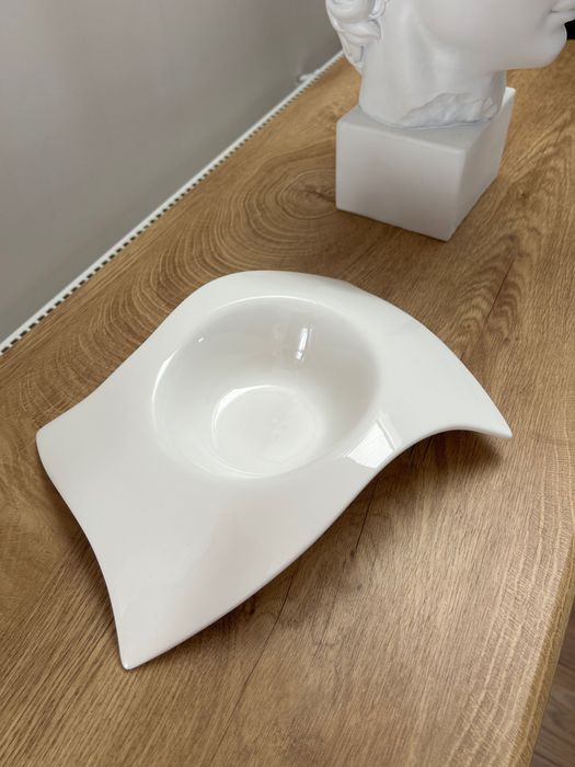 Biała miseczka ceramiczna / świecznik home&you