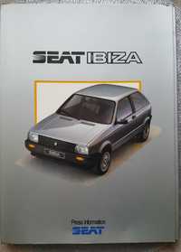 Seat Ibiza model 1985 fabryczny katalog i instrukcja po angielsku.