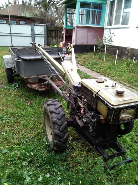 Мотоблок Zirka SH 61 2009, причеп, комплектуючі, вспашка городу