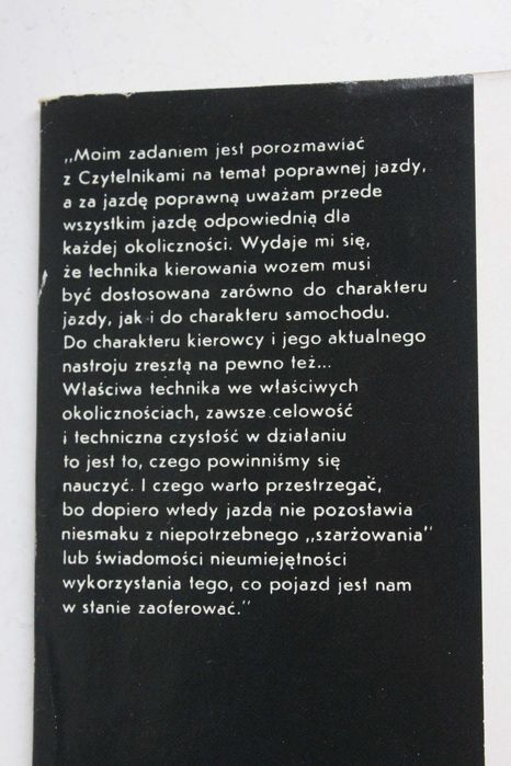 Technika poprawnej jazdy samochodem Andrzej Kwiatkowski WKŁ 1976