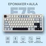 Механічна безпровідна клавіатура Aula F75 RGB (Reaper Axis)