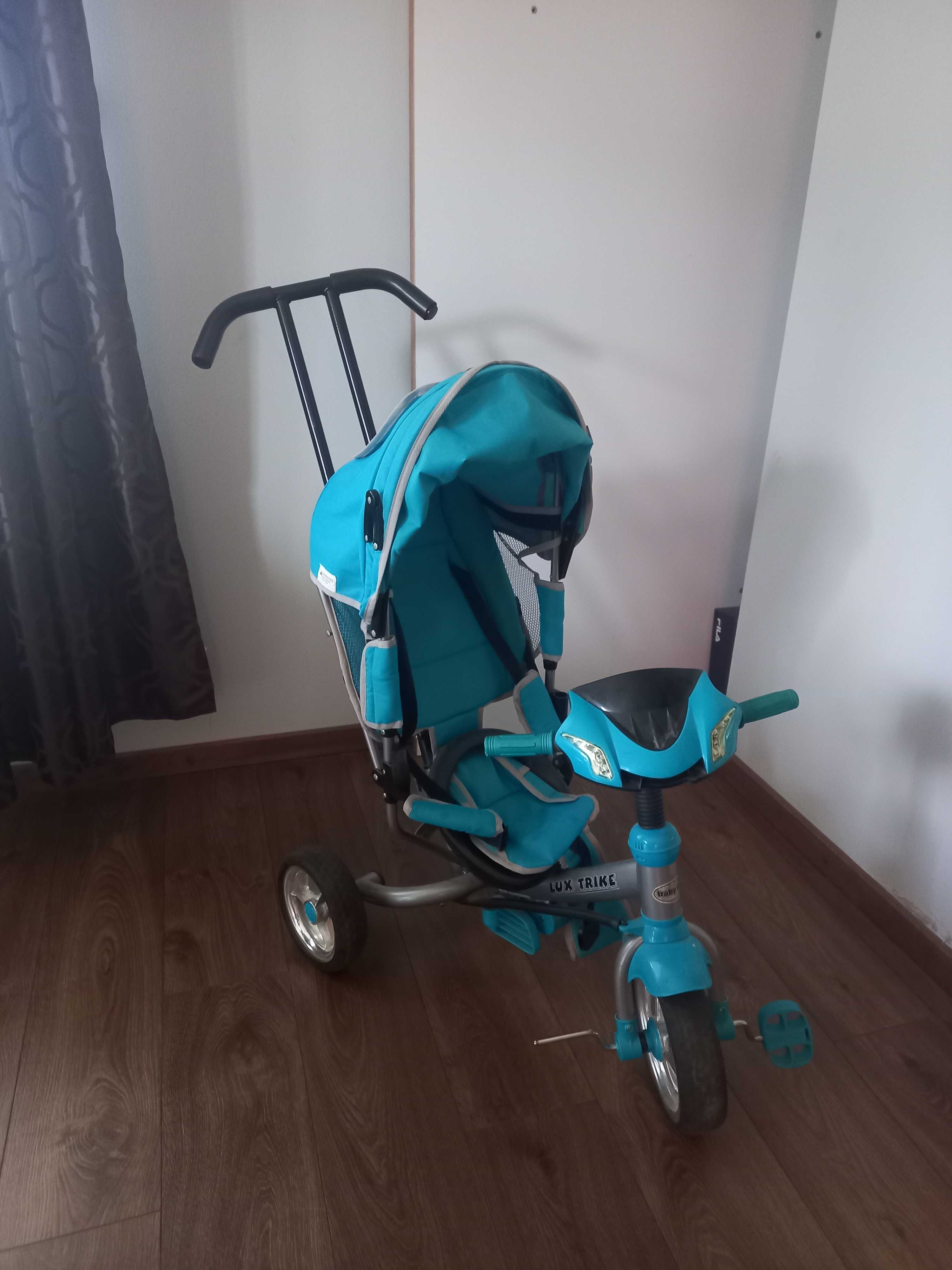 wózek dziecięcy z rowerkiem