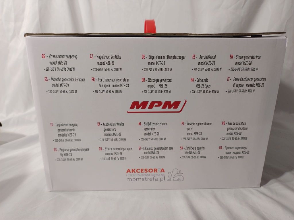 Żelazko z generatorem pary MPM MZE 28