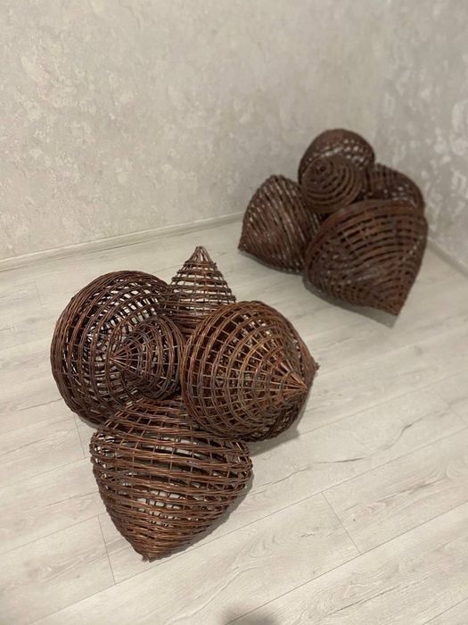 Торшер лампа люстра плафон з лози пбажур світильник в наявності лампа