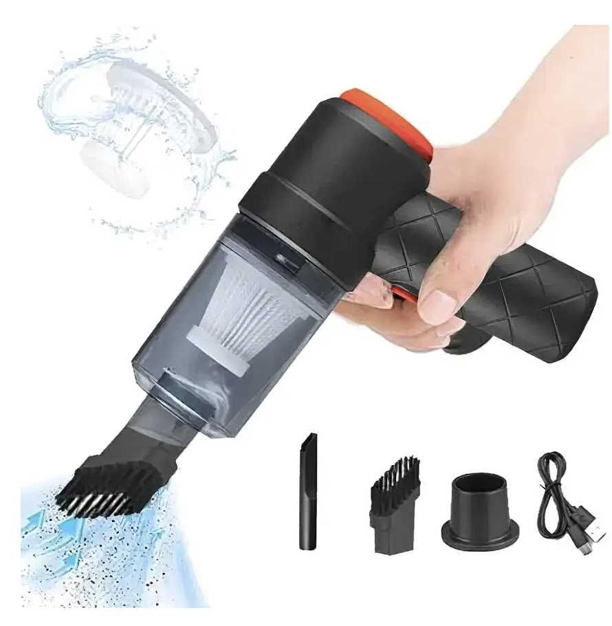 Беспроводной авто пылесос 2 в 1 Vacuum Cleaner, мини пылесос, машынный