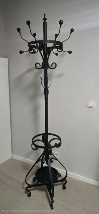 Wieszak stojący metalowy almi-decor